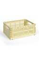 HAY pudełko do przechowywania Colour Crate M / 14 x 26,5 x 34,5 cm żółty AB634A602AB86