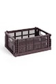 HAY tároló Colour Crate M / 14 x 26,5 x 34,5 cm burgundia AB634A602AG31