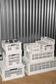 HAY pudełko do przechowywania Colour Crate Mini 8 x 13 x 34,5 cm AE358B008AB90 biały AA00