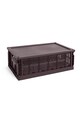 Víko krabice HAY Colour Crate L / 35,5 x 54,5 cm AE759A603AG31 burgundské AA00