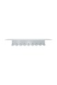 House Doctor appendiabiti da parete con mensola HDBook 18 x 60 cm grigio 208580007