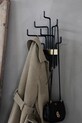 Salon i sypialnia House Doctor wieszak ścienny HDPipes 42,5 cm 203661221 czarny