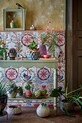 Κρεμαστό ράφι Bloomingville Larna 35 x 35 x 12 cm 82065010 πράσινο