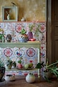 Κρεμαστό ράφι Bloomingville Larna 35 x 35 x 12 cm 82065010 πράσινο