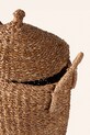 Salon i sypialnia Calma House kosz do przechowywania Braid 45 x 32 cm BRAID.45CT.NAT pomarańczowy