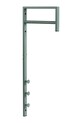 House Nordic wieszak ścienny na ubrania Trento 3 x 30 x 82 cm turkusowy 4494096