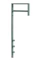 House Nordic cuier de perete pentru haine Trento 3 x 30 x 82 cm turcoaz 4494096