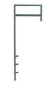 House Nordic wieszak ścienny na ubrania Trento 3 x 30 x 82 cm 4494096 turkusowy AA00