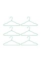 House Doctor zestaw wieszaków na ubrania HDWire 6-pack zielony 900000972