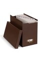 Bigso Box of Sweden pudełko na dokumenty Johan 18,5 x 35 x 27 cm 9441R3073.99 brązowy AA00