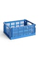 HAY pudełko do przechowywania z tworzywa sztucznego 14 x 26,5 x 34,5 cm niebieski AB634.A602.AF16