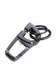 Troika brelok na klucze z metalu polerowanego 5,5 x 2,7 x 1 cm czarny TRKR18.06.GM