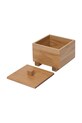 Ferm Living pudełko do przechowywania z drewna dębowego 9,5 x 10 x 11 cm 1104272684 beżowy AA00