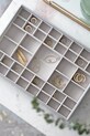 Living și dormitor Stackers organizator de bijuterii 74506 gri