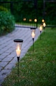 Sirius latarnia solarna LED Aston brązowy 38266