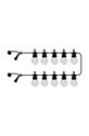 Sirius girlanda LED Lucas Suppl. set, 10 LED 3 m czarny 69605