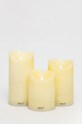 Sirius set de lumanari LED Sara (3-pack) bej 80017