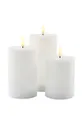 bianco Sirius set candele led Smilla Rechargeable (3-pack) Unisex