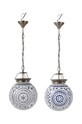 J-Line zestaw lamp wiszących (2-pack) niebieski 20966.