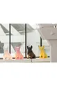 różowy J-Line lampa stołowa Bulldog