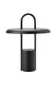 čierna Led lampa Stelton Pier Unisex