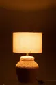J-Line lampa stołowa  Ceramika, Juta, Płótno