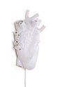 Seletti lampa stołowa Heart Lamp 09925 biały AA00