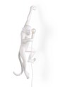 Seletti lampă de perete The Monkey Lamp Hanging alb 14881