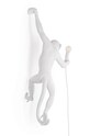 Seletti lampă de perete The Monkey Lamp Hanging 14881 alb AA00