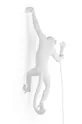 Λάμπα τοίχου Seletti The Monkey Lamp Hanging λευκό