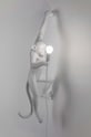Salon i sypialnia Seletti lampa ścienna The Monkey Lamp Hanging 14881 biały