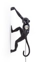 Seletti lampă de perete The Monkey Lamp Hanging 14919 negru AA00