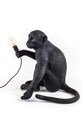 Επιτραπέζιο φωτιστικό Seletti Monkey Lamp Sitting μαύρο 14922