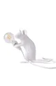 Stolná lampa Seletti Mouse Mac biela