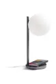 Lampa s bezdrôtovou nabíjačkou Lexon Bubble Lamp čierna