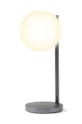 Lampa s bezdrôtovou nabíjačkou Lexon Bubble Lamp Hliník, Sklo