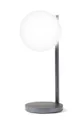 čierna Lampa s bezdrôtovou nabíjačkou Lexon Bubble Lamp