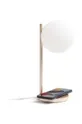 Lexon lampada con caricabatterie wirelles Bubble Lamp giallo