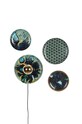 Bold Monkey lampa ścienna No Food Here 4-pack multicolor BM54008