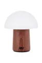 Gingko Design lampa ledowa Mini Alice drewno orzecha włoskiego, szkło akrylowe