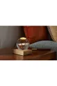 Gingko Design lampa ledowa Amber Crystal Light drewno orzecha włoskiego