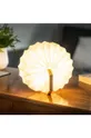 Gingko Design lampada a led Smart Accordion Lamp Carta, legno di noce