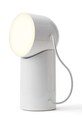Salon i sypialnia Lexon przenośna lampa led Orbe LH88WG biały