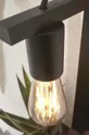 črna Stenska svetilka s polico Good&Mojo Flores