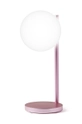 Lexon lampka z ładowarką bezprzewodową Bubble Lamp różowy