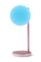 różowy Lexon lampka z ładowarką bezprzewodową Bubble Lamp