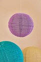 Αμπαζούρ Rice Round Party Lampshade LASHA.SP μωβ AA00