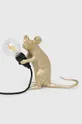 złoty Seletti lampa stołowa Mouse Mac Unisex