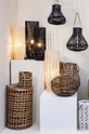 Bizzotto lampa podłogowa Arusha : Tworzywo sztuczne, Drewno bambusowe