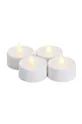 bijela Set LED lampica Sirius Lone Tealights 4-pack Unisex